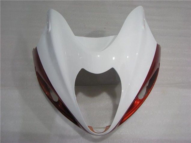 Billigste Suzuki GSXR 1300 Hayabusa Motorrad Verkleidung 1996-2007 - Weiss Orange Schwarz