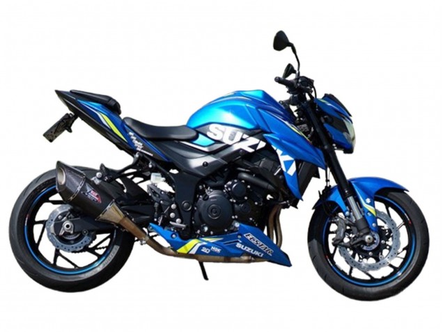 Billigste Suzuki GSX-S 750 Motorrad Verkleidung 2017-2022 - Blau Ecstar