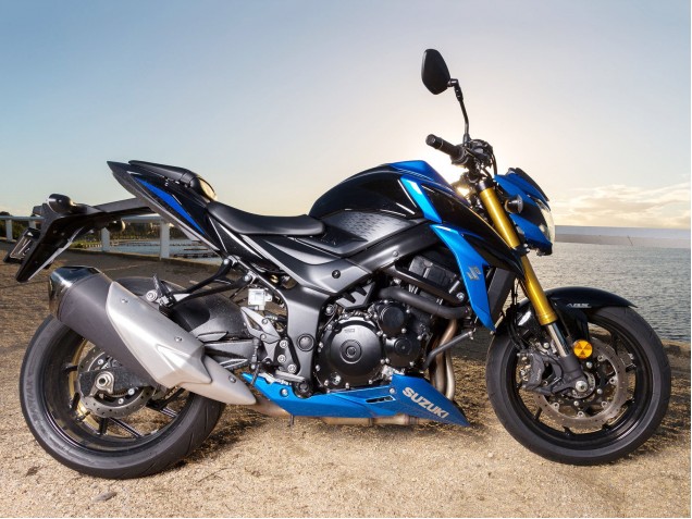 Billigste Suzuki GSX-S 750 Motorrad Verkleidung Kit 2017-2022 - Blau Schwarz