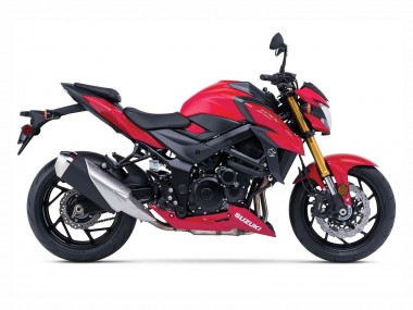 Billigste Suzuki GSX-S 750 Motorrad Verkleidung 2017-2022 - Rot Schwarz
