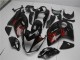 Billigste Suzuki GSXR 1300 Hayabusa Motorrad Verkleidung 2008-2020 - Glanzendes Schwarz Rot