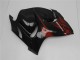 Billigste Suzuki GSXR 1300 Hayabusa Motorrad Verkleidung 2008-2020 - Glanzendes Schwarz Rot