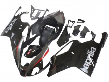 Billigste Aprilia RSV1000 Motorrad Verkleidung 2003-2006 - Glanzendes Schwarz Grau Rot