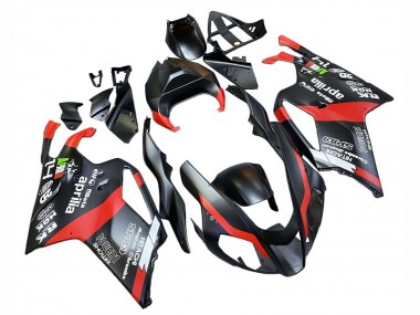 Billigste Aprilia RSV1000 Motorrad Verkleidung 2003-2006 - Schwarz Rot