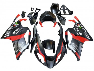 Billigste Aprilia RSV1000 Motorrad Verkleidung 2003-2006 - Schwarz Rot