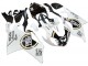Billigste Aprilia RSV1000 Motorrad Verkleidung 2003-2006 - Weiss Schwarz Lucky Strike Motul Michelin