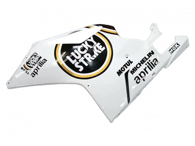 Billigste Aprilia RSV1000 Motorrad Verkleidung 2003-2006 - Weiss Schwarz Lucky Strike Motul Michelin