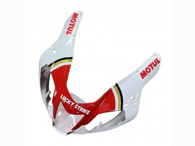 Billigste Aprilia RSV1000 Motorrad Verkleidung 2003-2006 - Weiss Rot Lucky Strike Motul 34