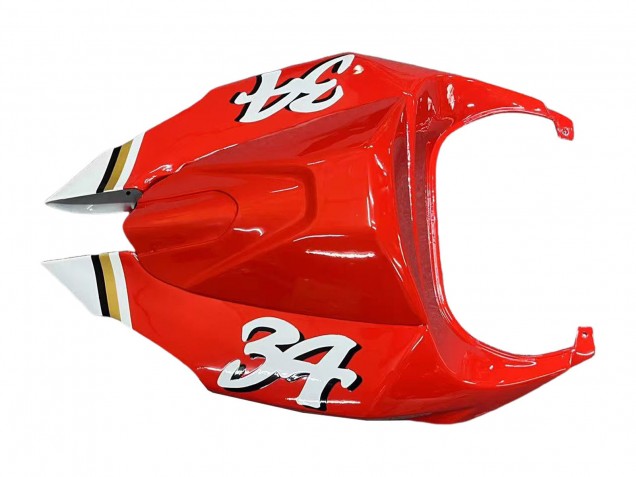 Billigste Aprilia RSV1000 Motorrad Verkleidung 2003-2006 - Weiss Rot Lucky Strike Motul 34