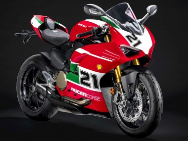 Billigste Ducati Panigale V2 Motorrad Verkleidung 2020-2024 - Weiss Rot Grun Matt Schwarz Corse 21