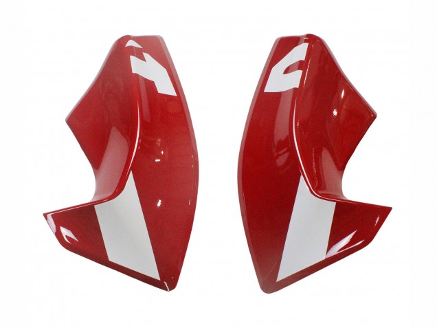 Billigste Ducati Panigale V2 Motorrad Verkleidung 2020-2024 - Rot Glanzendes Schwarz Monster Corse