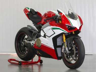 Billigste Ducati Panigale V4 V4S Motorrad Verkleidung 2018-2019 - Weiss Rot Grun Glanzendes Schwarz