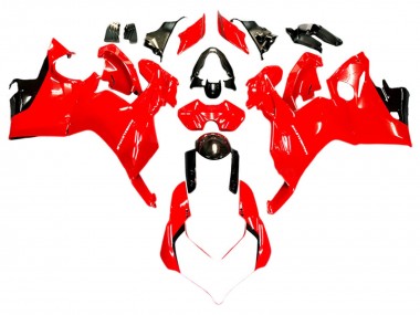 Billigste Ducati Panigale V4 V4S Motorrad Verkleidung 2018-2019 - Weiss Rot Glanzendes Schwarz