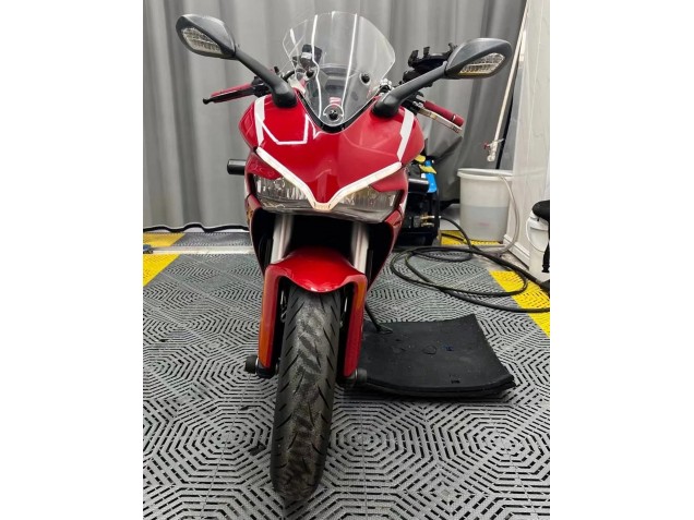Billigste Ducati Supersport 939/939S Motorrad Verkleidung 2017-2022 - Rot Weiss Schwarz