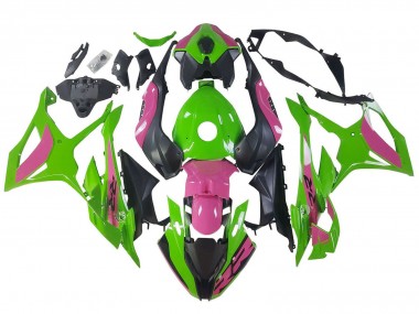 Billigste BMW S1000RR Motorrad Verkleidung 2023-2024 - Rosa Grun Schwarz