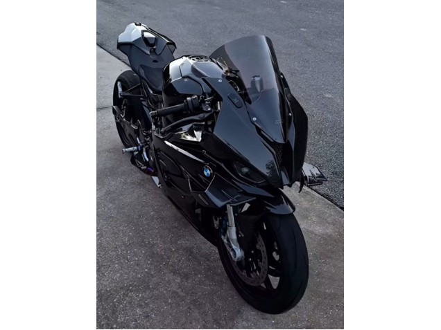 Billigste BMW S1000RR Motorrad Verkleidung 2023-2024 - Glanzendes Schwarz