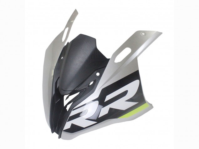 Billigste BMW S1000RR Motorrad Verkleidung 2023-2024 - Silber Matt Schwarz Limetten Grun