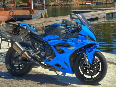 Billigste BMW S1000RR Motorrad Verkleidung 2023-2024 - Glanzendes Blau