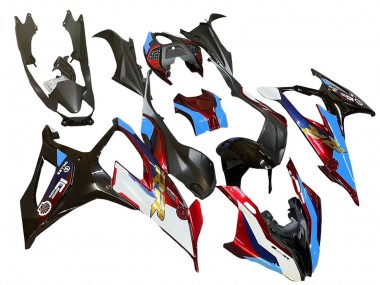 Billigste BMW S1000RR Motorrad Verkleidung 2019-2022 - Schwarz Rot Blau