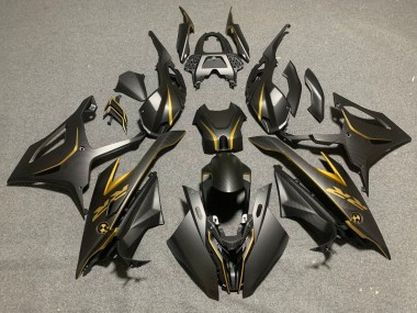 Billigste BMW S1000RR Motorrad Verkleidung 2019-2022 - Schwarzes Gold Carbonfaser