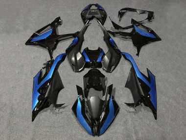 Billigste BMW S1000RR Motorrad Verkleidung 2019-2022 - Schwarz Blau