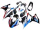 Billigste BMW S1000RR Motorrad Verkleidung 2019-2022 - Schwarz Rot Flamme