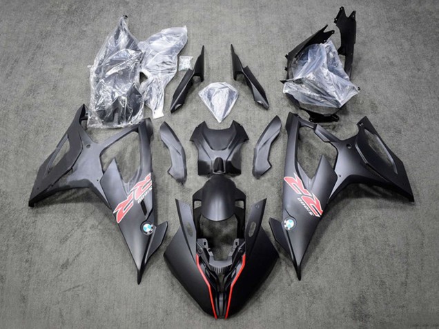 Billigste BMW S1000RR Motorrad Verkleidung 2019-2022 - Schwarz Rot
