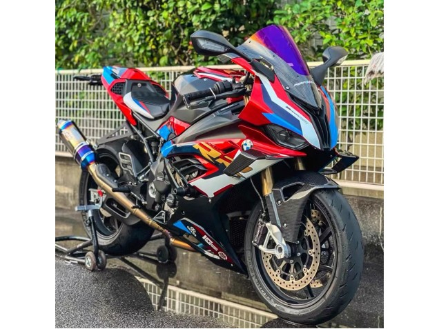 Billigste BMW S1000RR Motorrad Verkleidung 2019-2022 - Weiss Blau Rot Schwarz