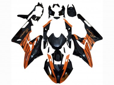 Billigste BMW S1000RR Motorrad Verkleidung 2017-2018 - Orange Schwarz