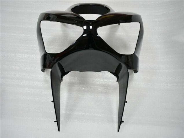 Billigste Kawasaki ZX6R Motorrad Verkleidung 2003-2004 - Glanzendes Schwarz