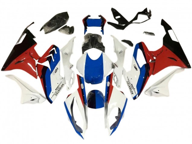 Billigste BMW S1000RR Motorrad Verkleidung 2017-2018 - Weiss Blau Rot Schwarz