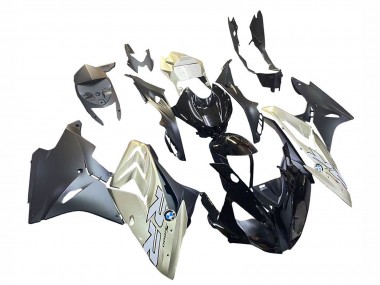 Billigste BMW S1000RR Motorrad Verkleidung 2017-2018 - Silber Schwarz
