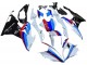Billigste BMW S1000RR Motorrad Verkleidung Kit 2015-2016 - Weiss Rot Blau Glanzendes Schwarz