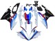 Billigste BMW S1000RR Motorrad Verkleidung Kit 2015-2016 - Weiss Rot Blau Glanzendes Schwarz