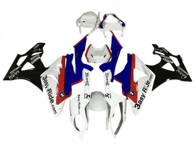 Billigste BMW S1000RR Motorrad Verkleidung 2015-2016 - Weiss Rot Blau Glanzendes Schwarz
