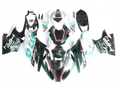 Billigste BMW S1000RR Motorrad Verkleidung 2015-2016 - Weiss Grun Schwarz