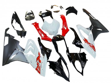 Billigste BMW S1000RR Motorrad Verkleidung 2015-2016 - Rot Weiss Glanzendes Schwarz Matt Schwarz
