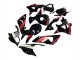 Billigste BMW S1000RR Motorrad Verkleidung 2009-2014 - Rot Glanzendes Schwarz