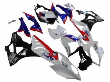 Billigste BMW S1000RR Abs Verkleidungen 2009-2014 - Weiss Rot Blau Glanzendes Schwarz