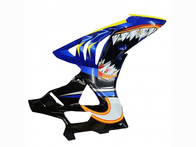 Billigste BMW S1000RR Motorrad Verkleidung 2009-2014 - Rot Blau Gelb Hai
