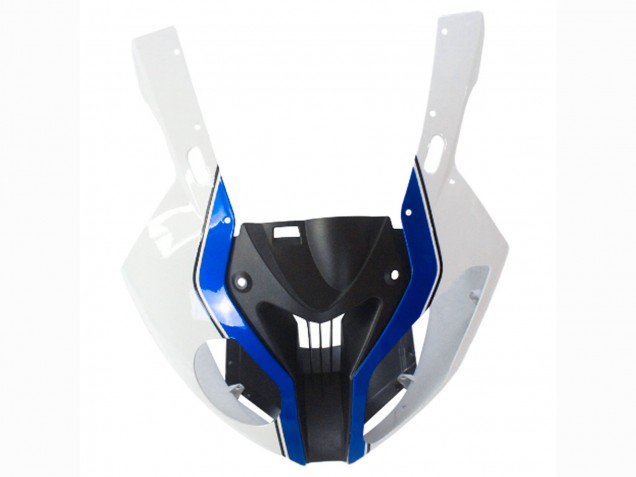 Billigste BMW S1000RR Motorrad Verkleidung 2009-2014 - Weiss Blau Glanzendes Schwarz Castrol