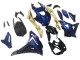Billigste BMW S1000R Motorrad Verkleidung 2014-2016 - Matt Dunkel Blau