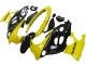 Billigste Suzuki GSX600F/GSX750F Motorrad Verkleidung 2004-2006 - Glanzendes Schwarz Gelb