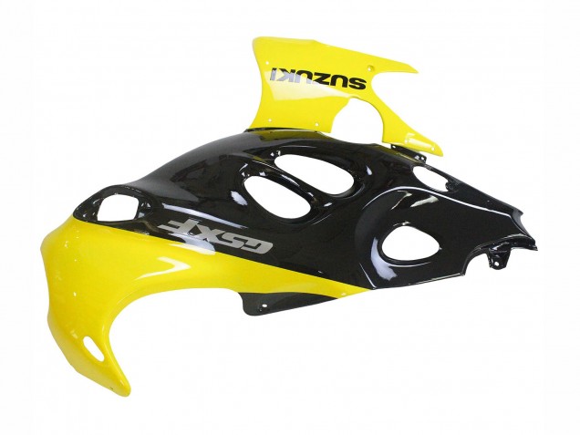 Billigste Suzuki GSX600F/GSX750F Motorrad Verkleidung 2004-2006 - Glanzendes Schwarz Gelb