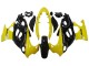 Billigste Suzuki GSX600F/GSX750F Motorrad Verkleidung 2004-2006 - Glanzendes Schwarz Gelb
