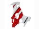 Billigste Suzuki GSX600F/GSX750F Motorrad Verkleidung 2004-2006 - Weiss Rot