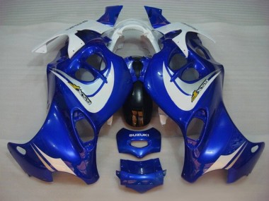 Billigste Suzuki GSX600F/GSX750F Motorrad Verkleidung 2004-2006 - Blau Weiss