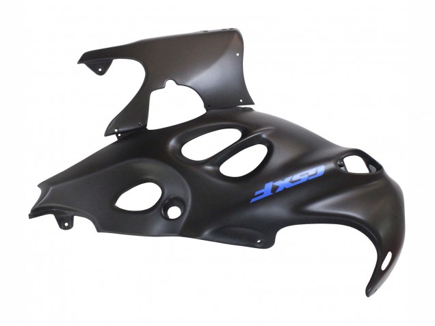 Billigste Suzuki GSX600F/GSX750F Motorrad Verkleidung 2004-2006 - Matt Schwarz mit Blau Logo