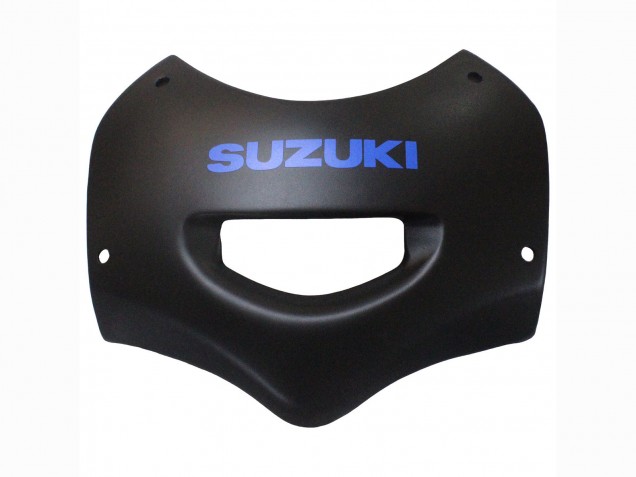 Billigste Suzuki GSX600F/GSX750F Motorrad Verkleidung 2004-2006 - Matt Schwarz mit Blau Logo