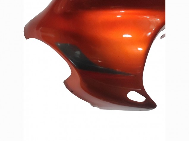 Billigste Suzuki GSX600F/GSX750F Motorrad Verkleidung 2004-2006 - Burnt Orange Weiss Logo